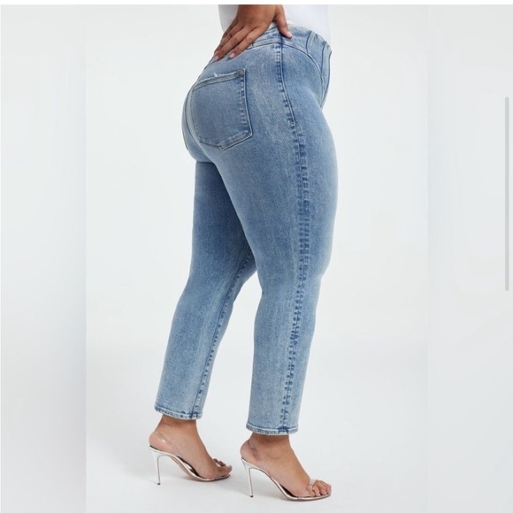 Good American Denim Slim Straight Mega Compression Jeans Curvy Girl Country Sexy - Picture 6 of 15